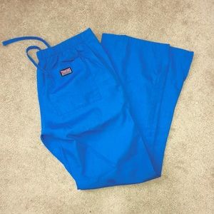 Royal blue Cherokee scrub pants